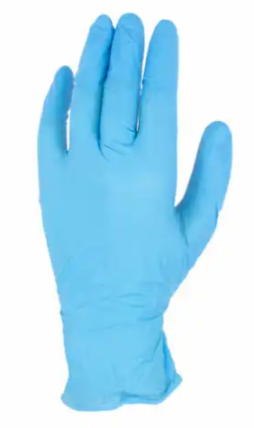 Blue Nitrile Powder Free Exam Gloves