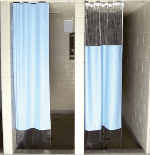 Break-A-Way Shower Curtain