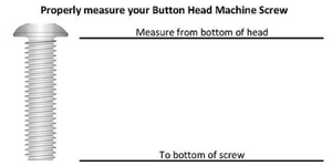 Torx T/R - Button Head Machine Screw T15, 8-32 x 1-1/2" SS