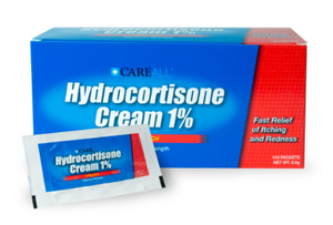 CareALL Hydrocortisone Cream Single-Use Packets