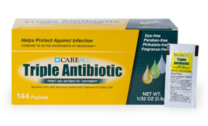 CareALL Triple Antibiotic Ointment Single-Use Packets