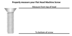 Torx T/R - Flat Head Machine Screw T30, 1/4-20 x 1"