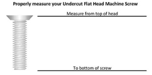 Torx T/R - Flat Head Undercut Machine Screw T20, Various Finishes