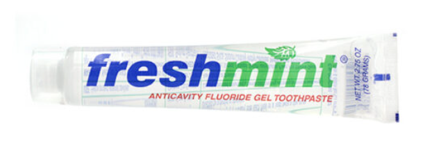 Freshmint Clear Gel Toothpaste Tubes