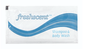 Freshscent 0.34 oz. Shampoo and Body Wash Combo Packet