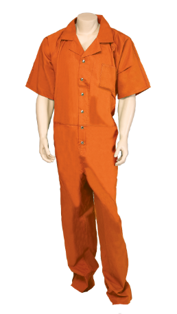 Inmate Jumpsuit - Orange Solid