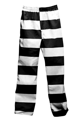 Inmate Pants - Striped