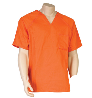 Inmate Shirt - Orange Solid