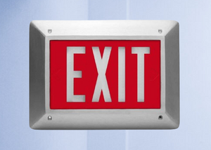 Ironclad Zero-Watt Exit Sign