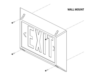 Ironclad Zero-Watt Exit Sign