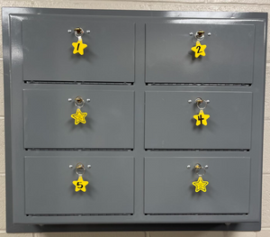 Pistol Locker - 6 Compartment